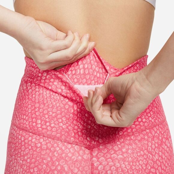 Nike Women's Dri-Fit 7/8 Printed Leggings Size Small Sea Coral Athletic - Picture 5 of 11